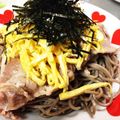 DOOLY's cooksnap of when they made フライパンでお蕎麦つけ麺.
