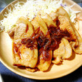 ろぶ☆'s cooksnap of when they made 簡単！豚の生姜焼き.