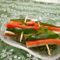 赤い電話's cooksnap of when they made きゅうりとカニカマのちくわ巻き.