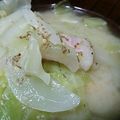 かぴーな's cooksnap of when they made 春キャベツとベーコンの味噌汁.
