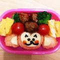 ☆あいゆりみな☆'s cooksnap of when they made キャラ弁＊おさるさんおにぎり❤︎.