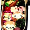 Zaitsu家's cooksnap of when they made お稲荷さんでおサルさん♪～キャラ弁～.