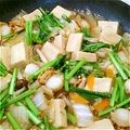 kero55's cooksnap of when they made 白菜.小松菜.人参.こうや豆腐の卵とじ.