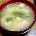 ﾁｲﾁｬﾝﾏﾏ's cooksnap of when they made 具沢山❤じゃがバタコーンのお味噌汁❤.