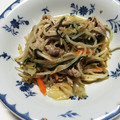 めろんぱん☆2's cooksnap of when they made 豚肉と長ネギともやしの胡麻味噌炒め.