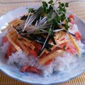 クック6DDPP8☆'s cooksnap of when they made ♡鮭と青じそのカンタン寿司♡.