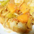 Meineküche's cooksnap of when they made ジョンソンヴィルとごぼうのトマト煮.