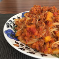 tsurumiyu's cooksnap of when they made ことこと煮こんだミートソース.