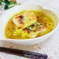 旦那は皿洗い's cooksnap of when they made 餅入りとろうま♪カレーグラタンスープ.
