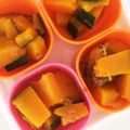 うさりん80's cooksnap of when they made 離乳食中期後期～＊かぼちゃの煮物.