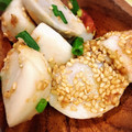 RINAmatin's cooksnap of when they made ほっくり里芋の梅おかか和え.