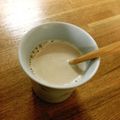 広野のタイタン's cooksnap of when they made ほっこりこっくり★白味噌はったい粉豆乳.
