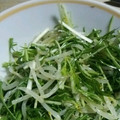 クック･ジ・デン's cooksnap of when they made もやしと水菜の付け合せ☆.