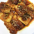 nyauko's cooksnap of when they made ねぎだれで香ばしい♪ちくわ照り蒲焼き丼.
