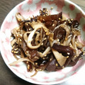 mimioon's cooksnap of when they made まいたけときくらげのきんぴら.