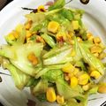 えびハル's cooksnap of when they made 時短節約！キャベコーンの醤油炒め.