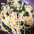 chansy's cooksnap of when they made ほうれん草としいたけの和風パスタ.