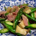 コッコおこ's cooksnap of when they made アスパラとベーコン炒め.
