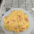 クックサット's cooksnap of when they made 簡単！かにかまでかに玉スクランブル☆.