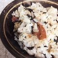 noisette's cooksnap of when they made 梅と磯の香りが美味しい梅ひじきご飯.