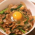 puchibuchi's cooksnap of when they made 葉ニンニク丼.