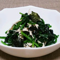 ねねネネ's cooksnap of when they made ほうれん草とのりの和風サラダ.