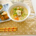 tommy 0304's cooksnap of when they made 具沢山の豆乳味噌スープ　バター風味.