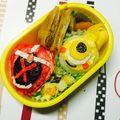 ひなあかＢ's cooksnap of when they made 仮面ﾗｲﾀﾞｰｺﾞｰｽﾄ～ﾑｻｼ魂～弁当.