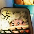 藍紗✨'s cooksnap of when they made アタックバボちゃんキャラ弁.