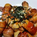 ジャム仔's cooksnap of when they made 餅の豚巻き.