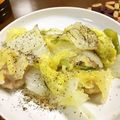 ばるさもす's cooksnap of when they made 簡単☆ピリッと♪白菜と鶏肉と葱塩いため.