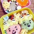 bsmiled123's cooksnap of when they made 赤オニぎり☆節分キャラ弁.
