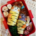 coffeetree's cooksnap of when they made 簡単♡節分に♡スティック鬼ぎり♪キャラ弁.