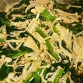 ちゅーくりーむ's cooksnap of when they made 簡単♪ほうれん草とえのきのごま和え.
