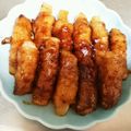 べにあ's cooksnap of when they made 肉巻き大根.