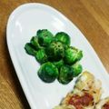 実結ママ's cooksnap of when they made 芽キャベツのオーブン焼き.