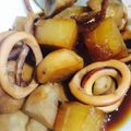 プラヤム's cooksnap of when they made イカと大根と里芋の煮物.