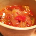 ひろと＾＿＾ママ's cooksnap of when they made 野菜たっぷりトマトスープ.