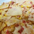 ヤスコ♪'s cooksnap of when they made カニカマとコーンのチヂミ.