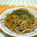 赤い電話's cooksnap of when they made ソース焼きそば！めんつゆでまろやかに♪.
