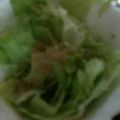 ma___111's cooksnap of when they made レタスの鰹節ゴマ醤油かけ.
