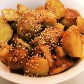スプリングドラゴン's cooksnap of when they made 新じゃがのごま味噌煮っころがし.