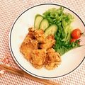 ななさえママ's cooksnap of when they made お弁当に！鶏むね肉の竜田揚げ.
