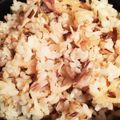 よみた's cooksnap of when they made 塩サバと春菊の混ぜご飯.
