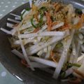 ピンクのたまご's cooksnap of when they made 切り方を変えるだけシャキシャキ大根サラダ.