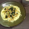 北あるぷす's cooksnap of when they made 超簡単♪野沢菜納豆パスタ.