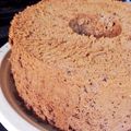 ぐうたらBBA's cooksnap of when they made ノンオイル☆ココアシフォンケーキ.