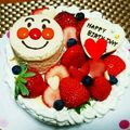 まみたす08's cooksnap of when they made ♡アンパンマンケーキ♡.