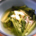 ラブすみれ's cooksnap of when they made サッと一品♪　小松菜と舞茸の煮浸し.