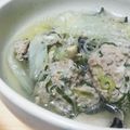 MofeMofee's cooksnap of when they made あったまる〜！白菜と肉団子と春雨のスープ.
